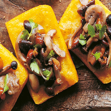 Ricetta Polenta grigliata con fungata